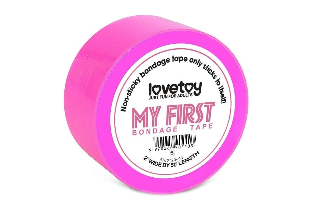Lovetoy My First tarttumaton bondage-teippi, vaaleanpunainen