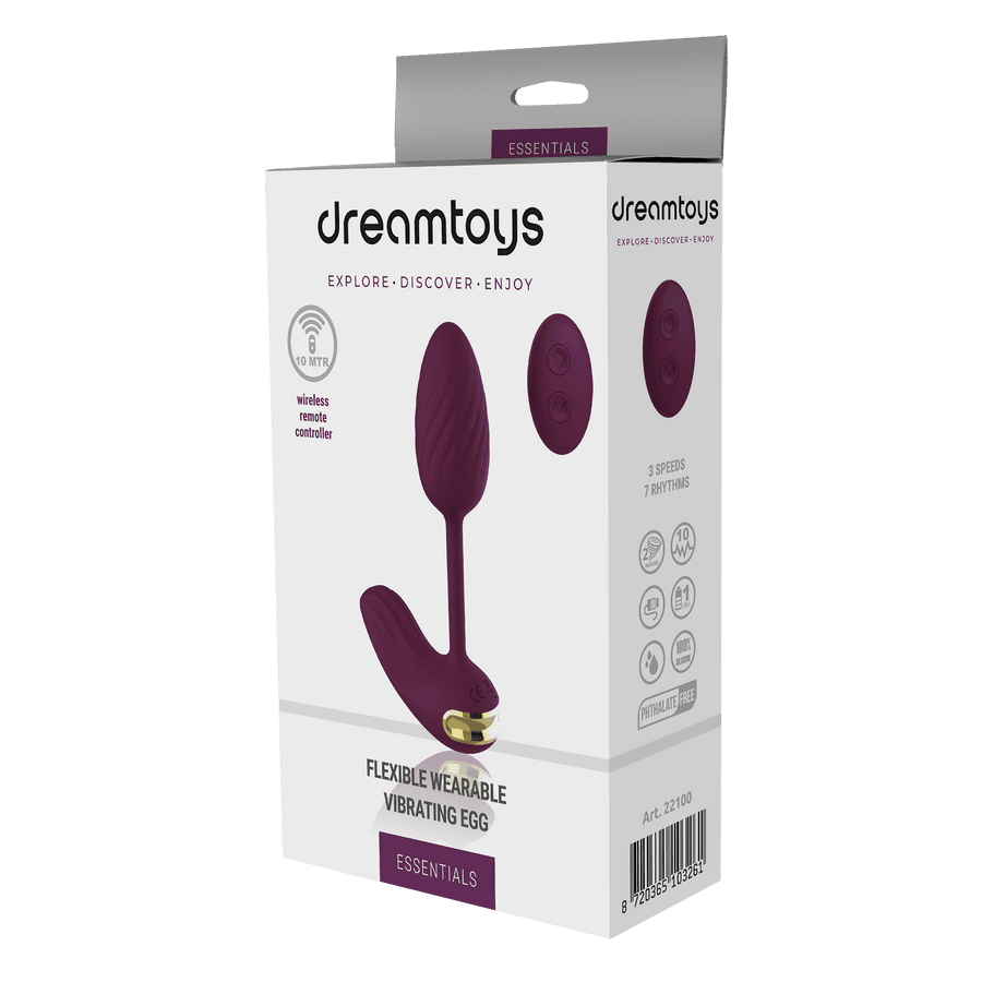 Dream Toys Essentials Flexible Vibrating Egg