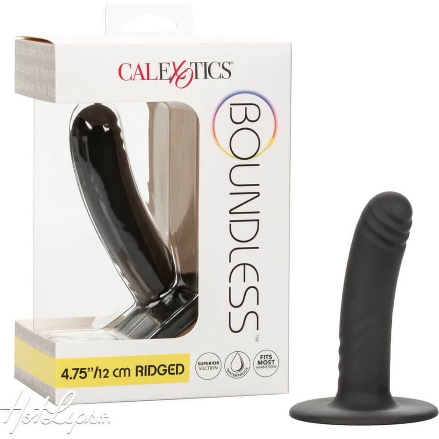 CalExotics Dildo Boundless 4.75" Ridged Musta