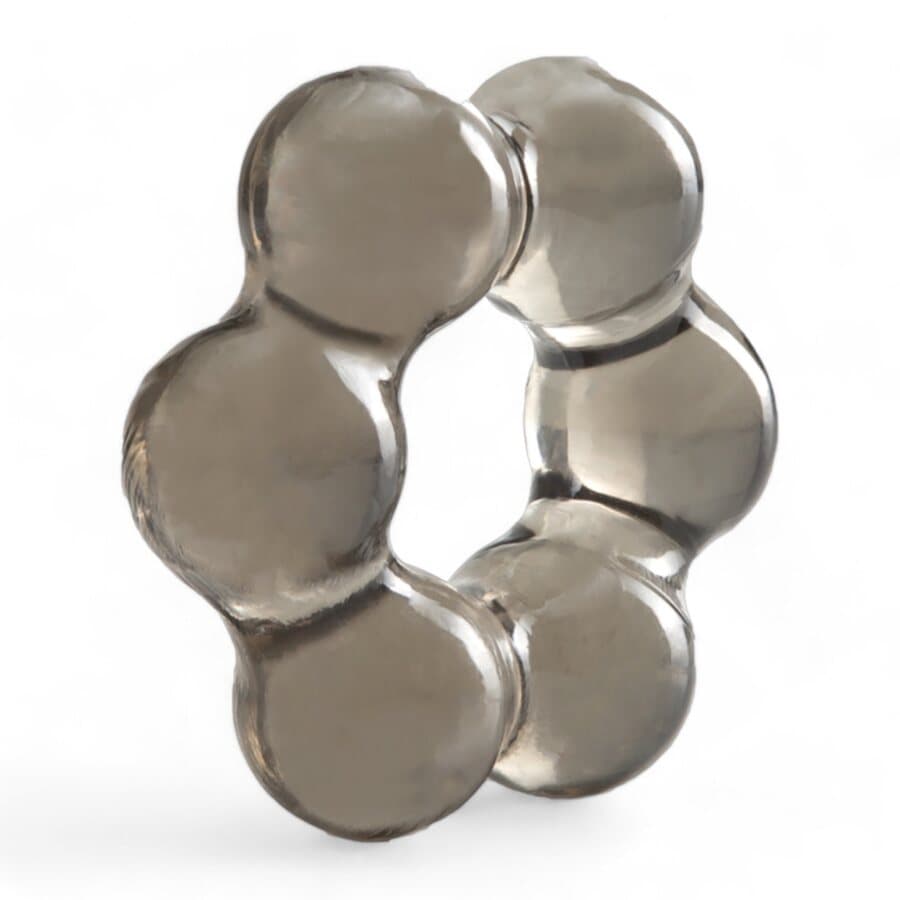 Blush Novelties Stay Hard – Paksu Helmimäinen Penisrengas (TPE, musta) – Blush Novelties