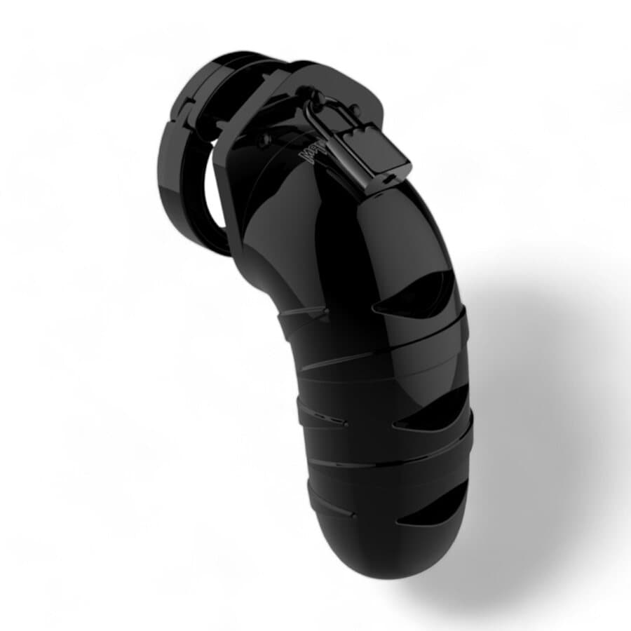 Mancage 05 Penislukko – Musta 14 cm Polykarbonaatti, 4 Rengaskokoa (Siveyslukko Miehille) – Mancage