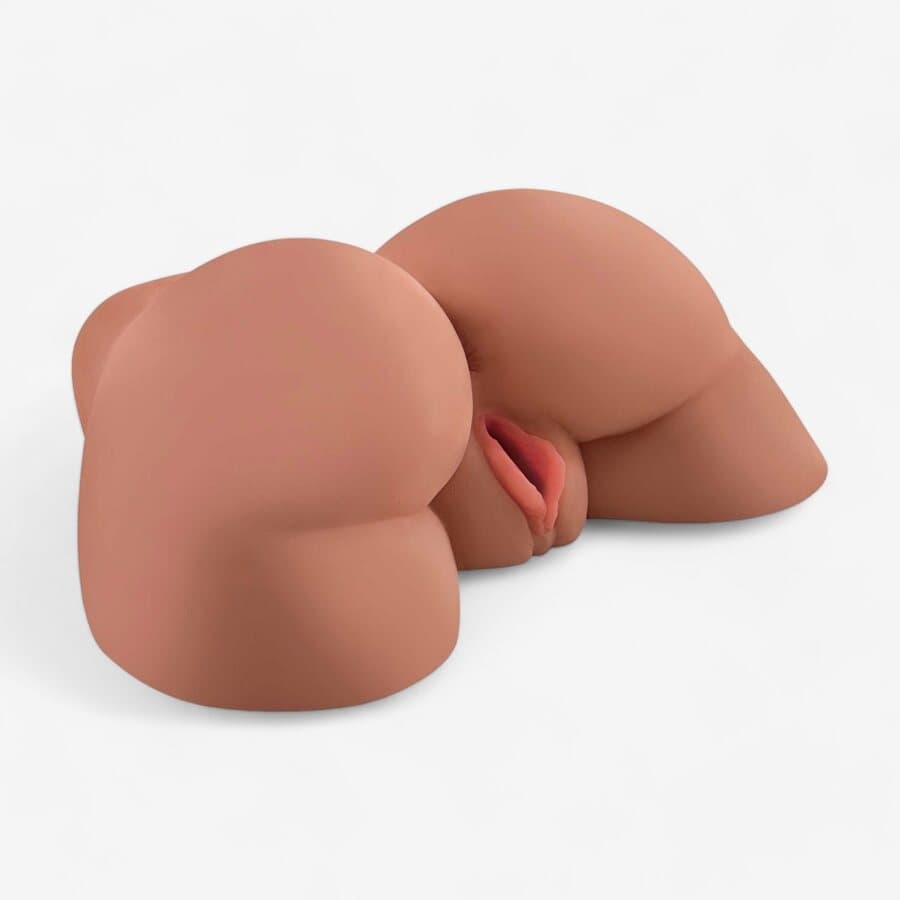 Pipedream Perfect Ass – Kaksiaukkoinen pepputorso (vagina + anus), Fanta Flesh TPE, 2,22 kg – Pipedream