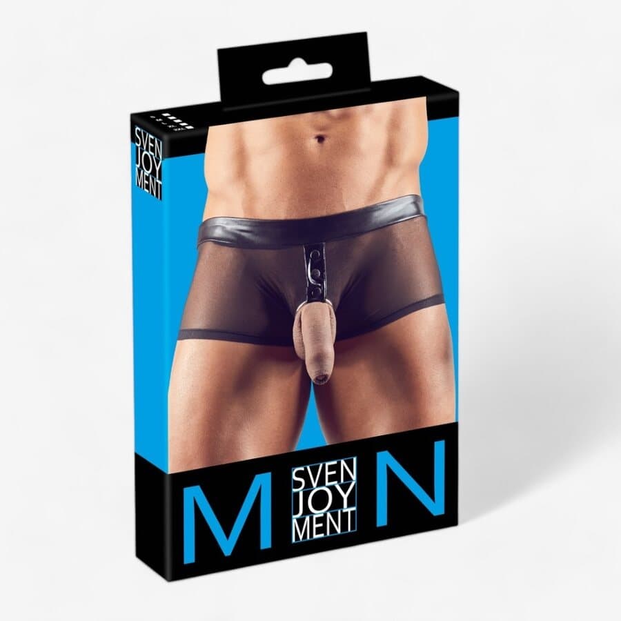 Svenjoyment Showmaster Seksiboxerit Penisrenkaalla – Läpikuultavat Alushousut Miehille – Svenjoyment