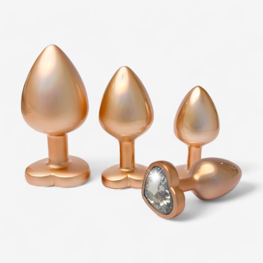 Dream Toys Pearl Gold Plug Set Anaalitapit – Dream Toys