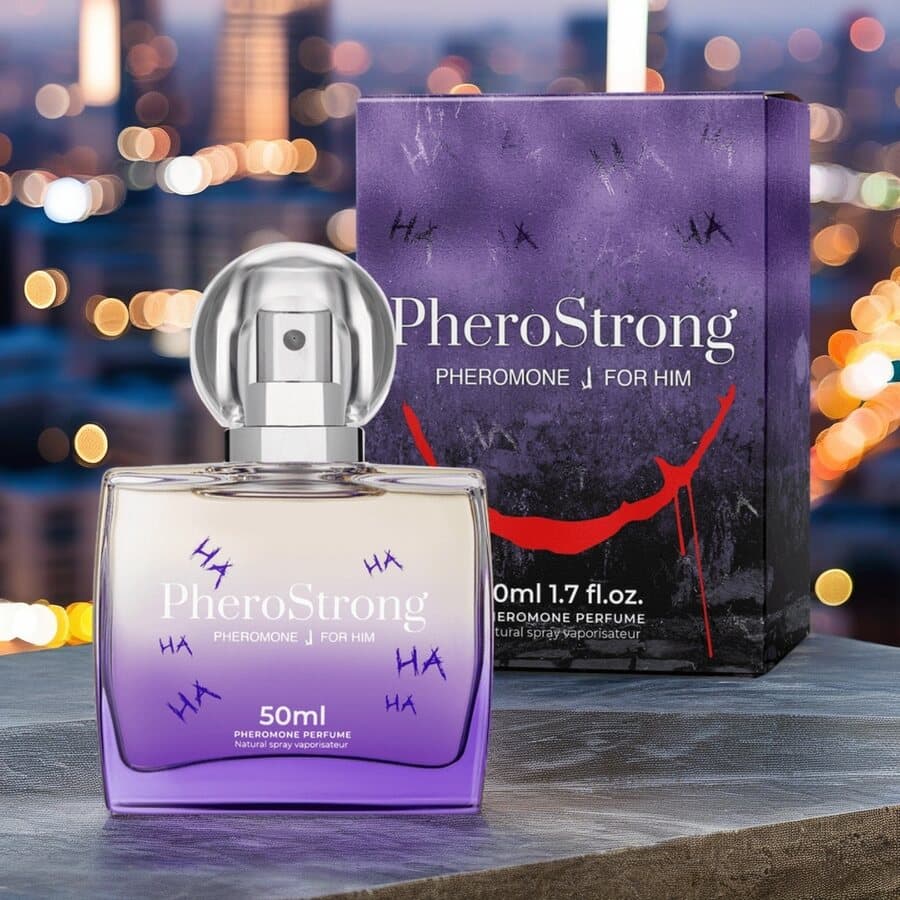 PheroStrong Pheromone J – Feromonihajuvesi miehille 50 ml (iiris, ambra & kataja) – PheroStrong