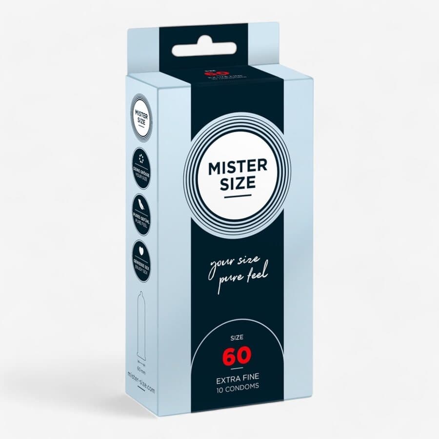 MISTER SIZE Kondomi 60 mm 10 kpl – MISTER SIZE