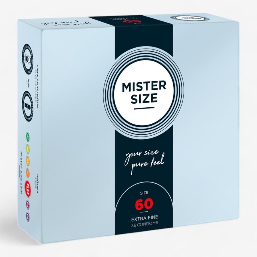 MISTER SIZE Kondomi 60 mm 36 kpl – MISTER SIZE
