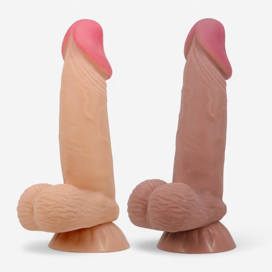 Sliding Skin Realistinen Dildo 19,4 cm – Liukuva Iho & Imukuppi