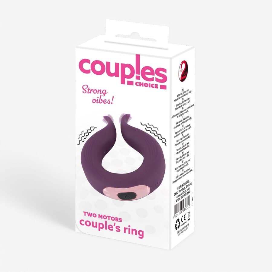 Couples Choice Kahden moottorin vibraattorirengas pariskunnille – Couples Choice