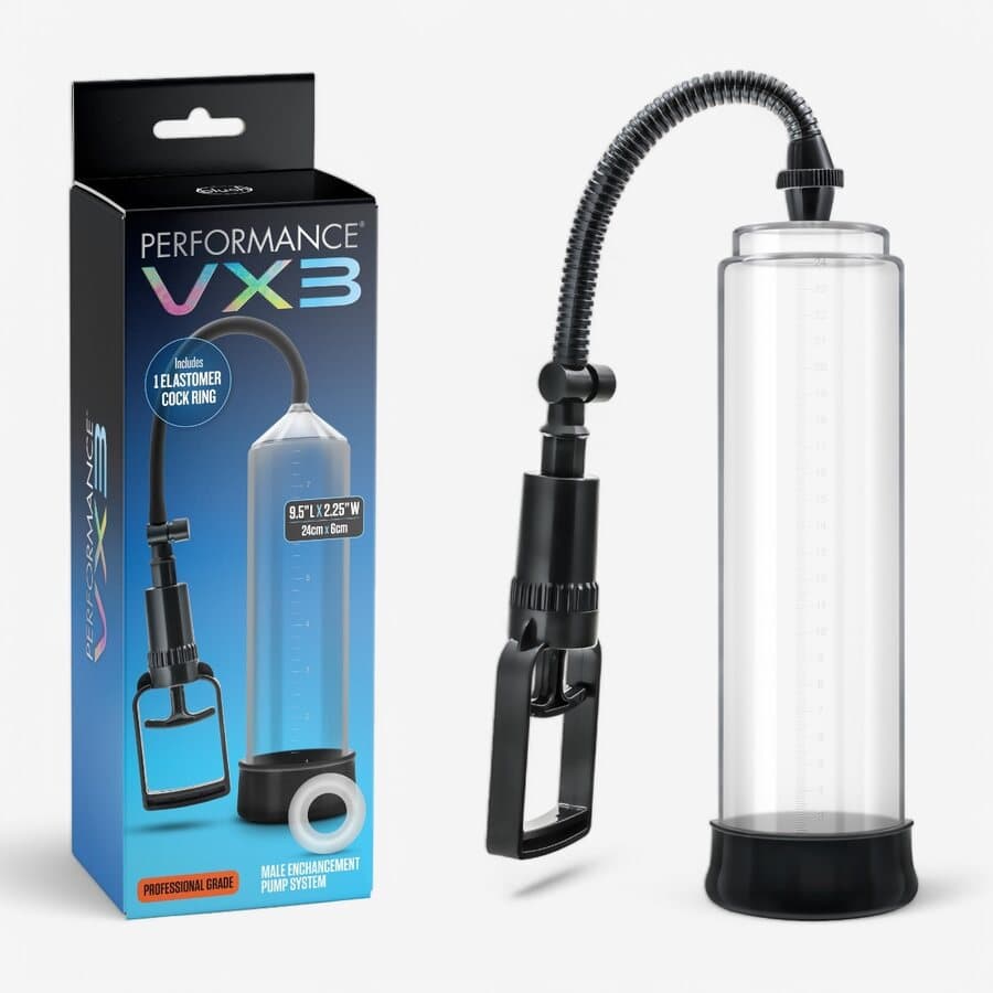 Blush Novelties Penispumppu Performance VX3 – XL-sylinteri, Trigger-kahva & Turvaventiili – Blush Novelties