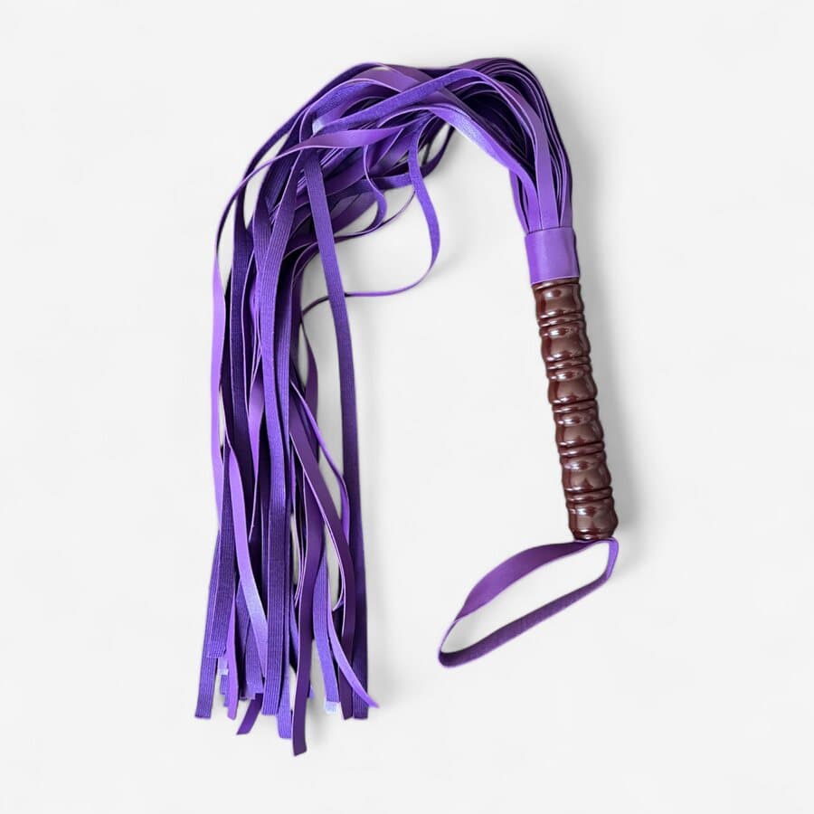 Purple Passion Flogger – Violetti Silkkinen BDSM-Ruoska