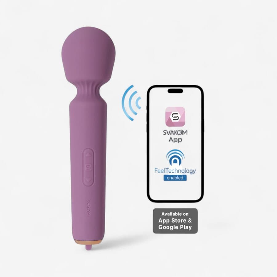 Svakom Mini Emma Neo – Älykkäästi Ohjattava Kompakti Wand-vibraattori – Svakom