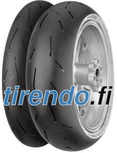 Continental ContiRaceAttack 2 ( 160/60 ZR17 TL 69W takapyörä, M/C, kumiseos keski ) – Continental