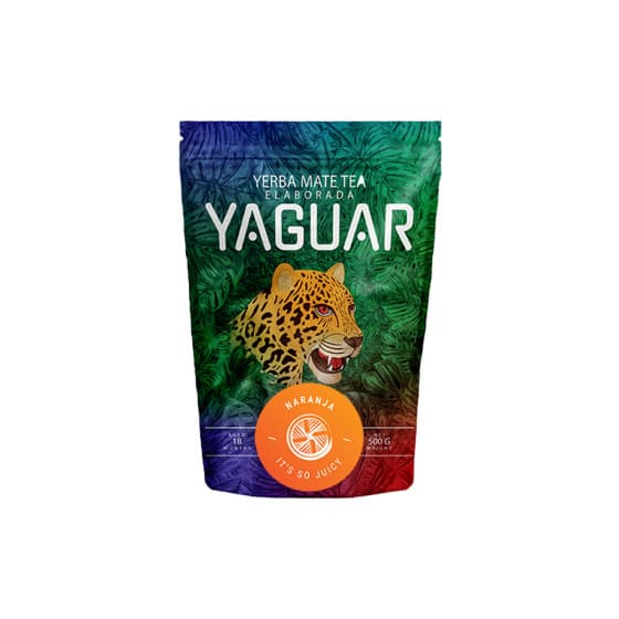 Mate Yaguar Naranja, 500 g – Yaguar