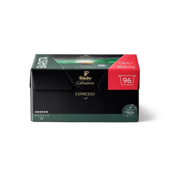 Kahvikapselit Tchibo Cafissimo / Caffitaly järjestelmiin Tchibo Cafissimo Espresso Brasil, 96 kpl. – Tchibo