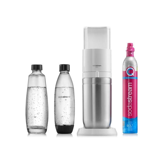 Hiilihapotuslaite SodaStream Duo White + 2 pulloa