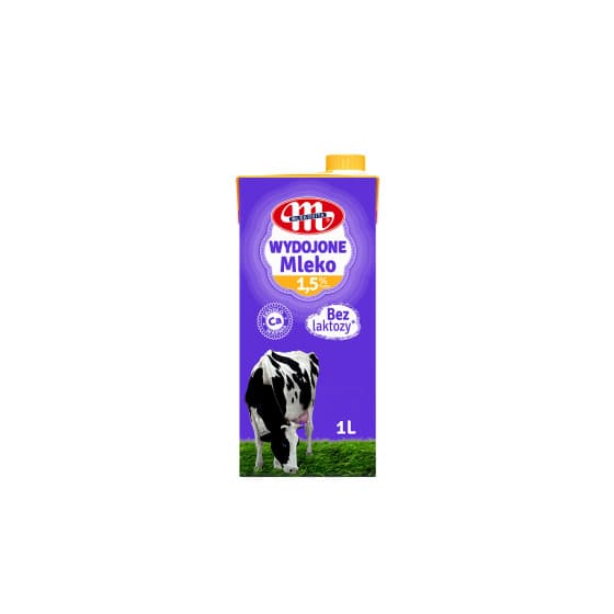 Laktoositon UHT-maito Mlekovita 1,5 %, 1 l