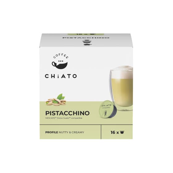 NESCAFÉ® Dolce Gusto® -koneisiin sopivat kahvikapselit CHiATO Pistacchino, 16 kpl.