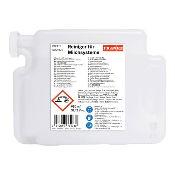 Maitojärjestelmän puhdistusaine Franke-kahvikoneisiin, 950 ml (567.0000.009)