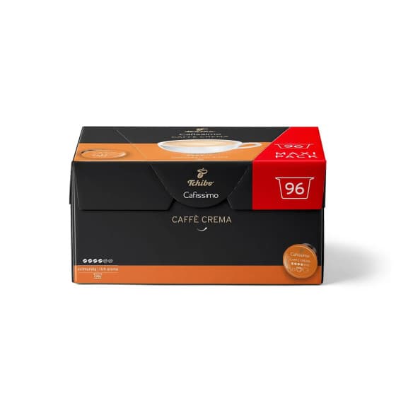Kahvikapselit Tchibo Cafissimo / Caffitaly järjestelmiin Tchibo Cafissimo Caffè Crema Rich Aroma, 96 kpl. – Tchibo