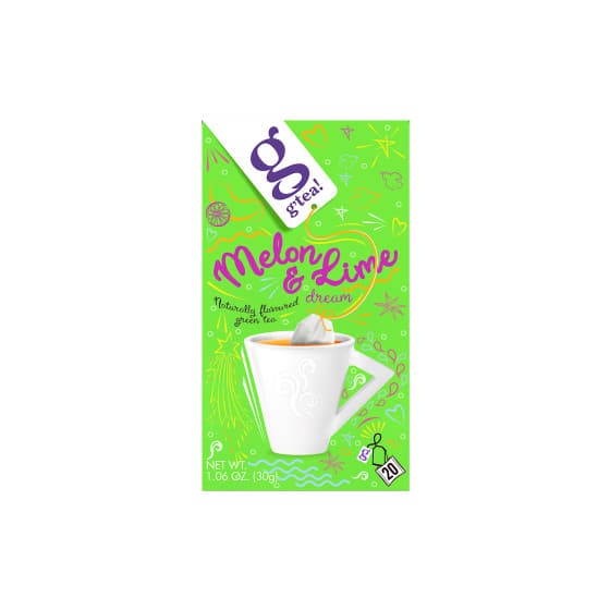 Vihreä tee g’tea! Melon &amp; Lime Dream, 20 kpl. – g’tea!