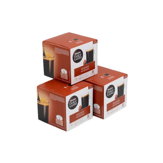 Kahvikapselit NESCAFÉ® Dolce Gusto® Grande Intenso, 3 x 16 kpl.