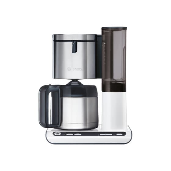 Bosch Styline TKA8A681 termoskahvinkeitin – valkoinen, käytetty-kunnostettu