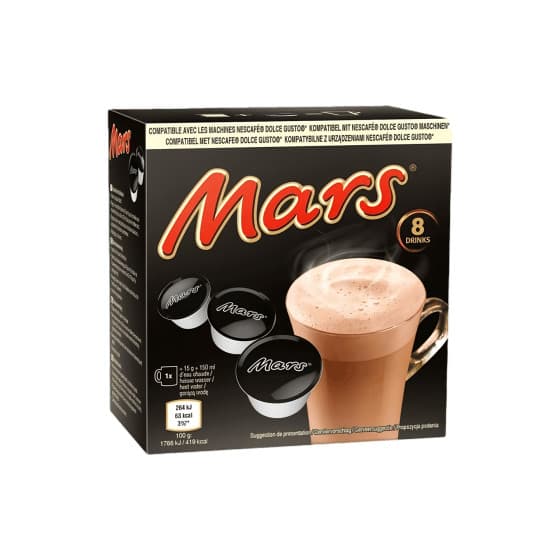 NESCAFÉ® Dolce Gusto® -koneisiin sopivat kaakaokapselit Mars, 8 kpl.