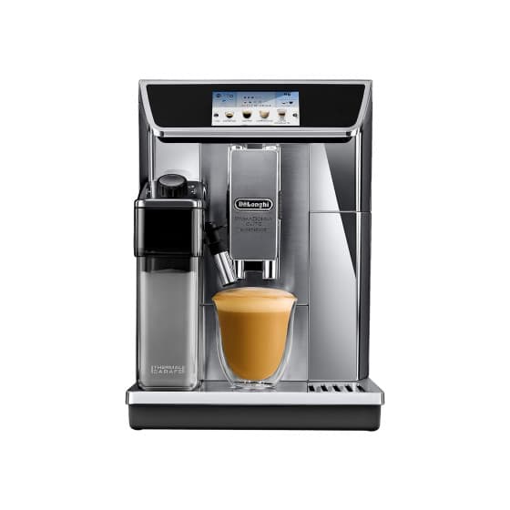 DeLonghi PrimaDonna Elite Experience ECAM650.85.MS kahviautomaatti - hopea