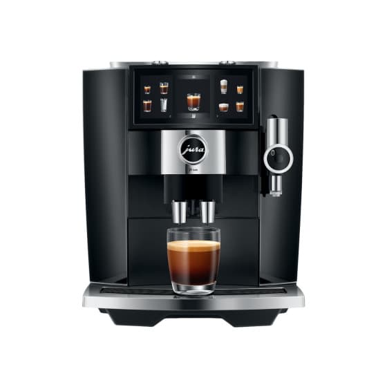 JURA J8 twin Diamond Black (EA) kahviautomaatti työpaikalle – musta, käytetty