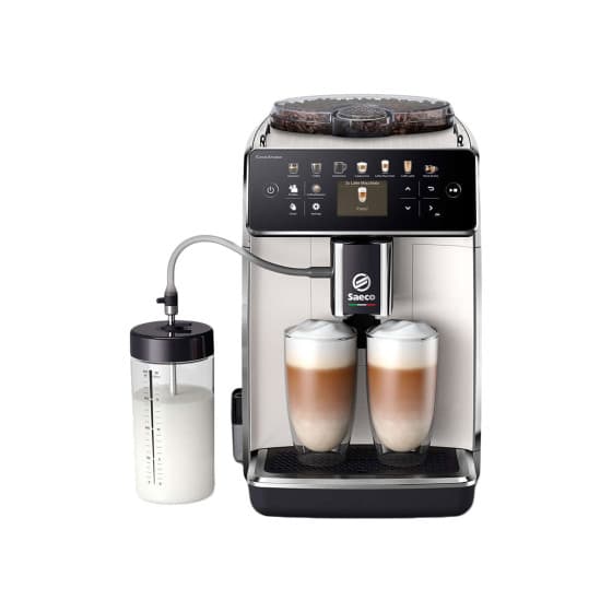 Saeco GranAroma SM6580/20 kahviautomaatti – valkoinen, käytetty-kunnostettu