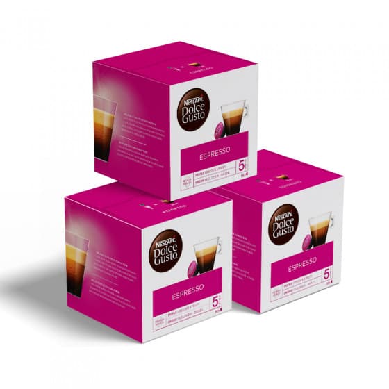 Kahvikapselit NESCAFÉ® Dolce Gusto® Espresso, 3 x 16 kpl.