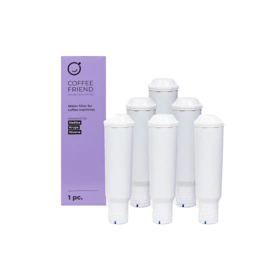 Vedensuodatin-setti Coffee Friend Melitta- / Krups- / Nivona-kahvikoneille, 6 kpl.