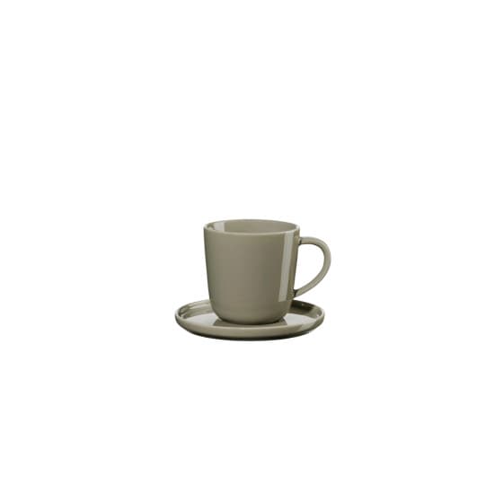 Asa Selection Coppa Shiso espressokuppi aluslautasella, 80 ml – Asa Selection
