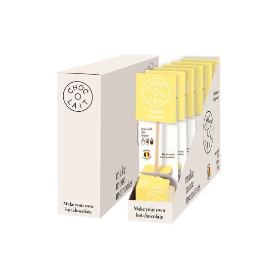 Suklaatikkari MoMe "Choc-o-lait Original Natural Vanilla", 6 x 33 g