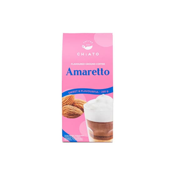 Amaretton makuinen jauhettu kahvi CHiATO Amaretto, 250 g – Chiato