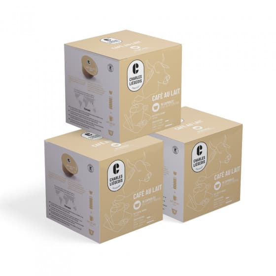 Dolce Gusto® koneisiin sopivat kahvikapselit Café Liégeois "Café au lait", 16 kpl.