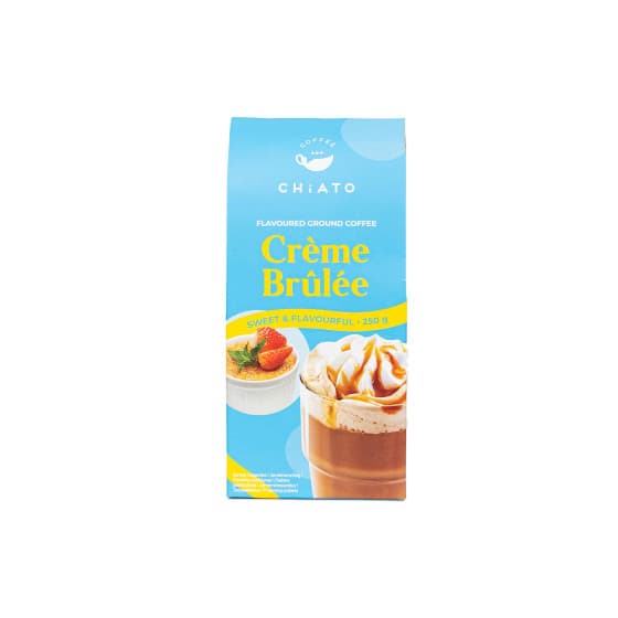 Crème brûléen makuinen jauhettu kahvi CHiATO Crème Brûlée, 250 g – Chiato