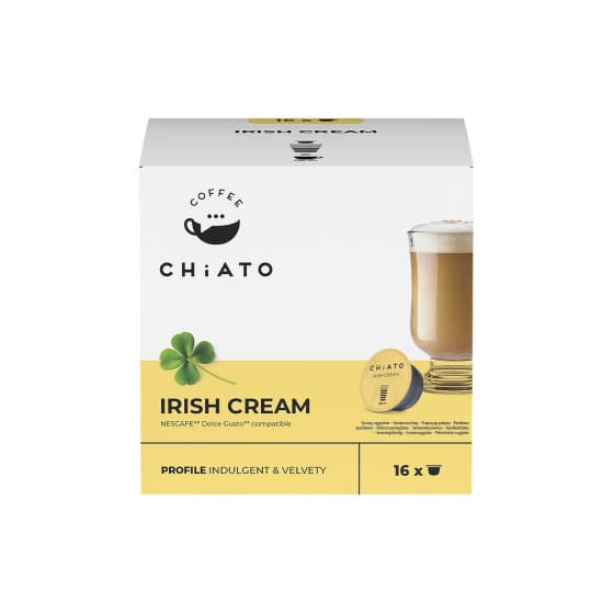 NESCAFÉ® Dolce Gusto® -koneisiin sopivat kahvikapselit CHiATO Irish Cream, 16 kpl.