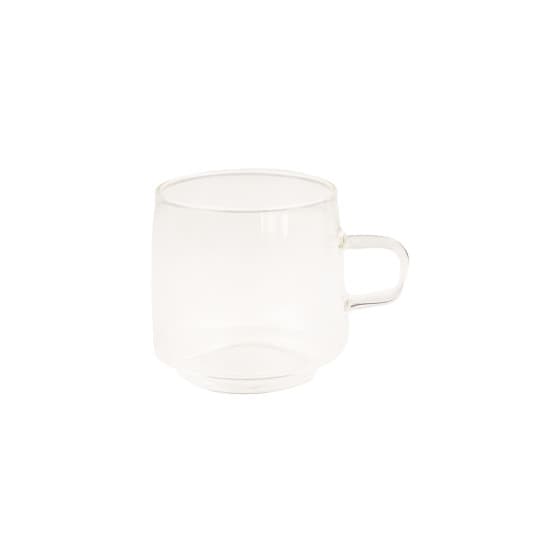 Lattelasi kahvalla CHiATO, 320 ml – kirkas