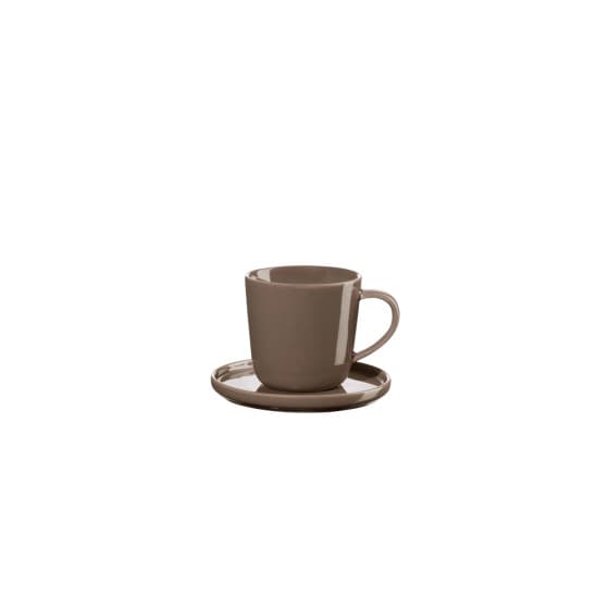 Asa Selection Coppa Kaori espressokuppi aluslautasella, 80 ml – Asa Selection