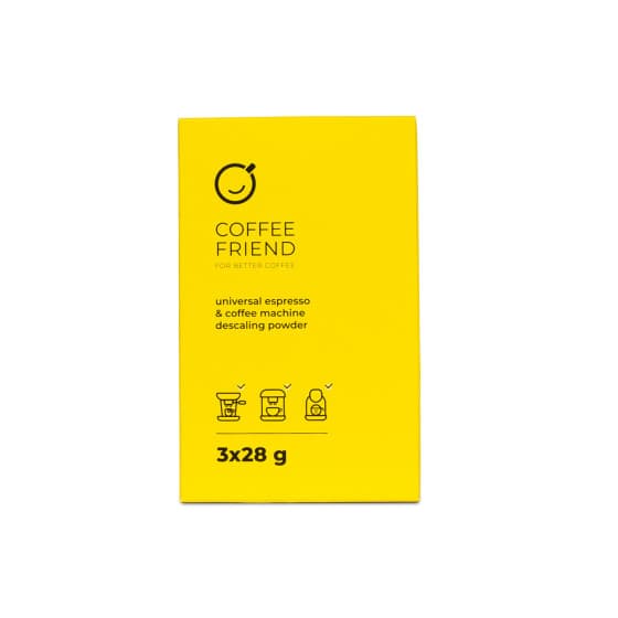 Yleinen kalkinpoistojauhe Coffee Friend Descal, 3 kpl.