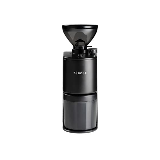 SORSO Peppe Brew &amp; Espresso by Eureka sähkökäyttöinen kahvimylly – mattamusta