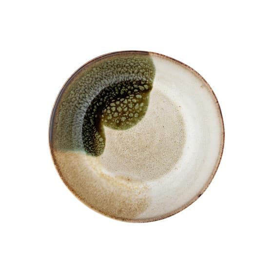 Bloomingville Green Stoneware Jules syvä lautanen, 22 cm – Bloomingville