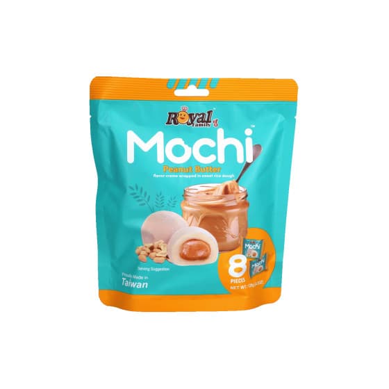 Mochi Royal Family Peanut Butter, 8 kpl. (120 g) – Royal Family
