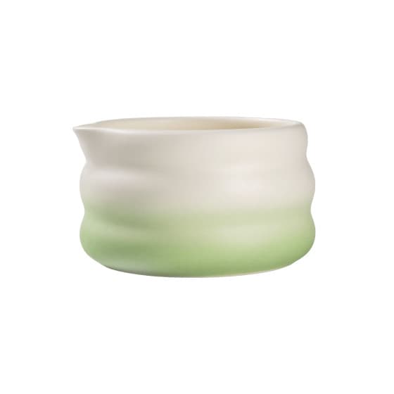 Keraaminen matchakulho CHiATO Chawan Mint Earth – minttu / valkoinen – Chiato