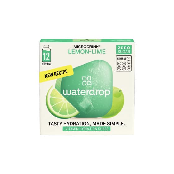 Waterdrop Microdrink Lemon-Lime vitamiinijuomakuutiot, 12 kpl.