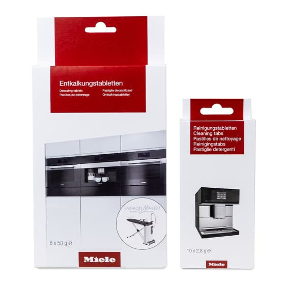 Huoltopakkaus Miele (Kalkinpoistotabletit + Puhdistustabletit)