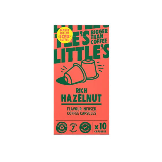 Little's Rich Hazelnut -makuinen maustettu kahvi, kahvikapselit, yhteensopivat Nespresso®-kahvikoneiden kanssa, 10 kpl. – Little's coffee