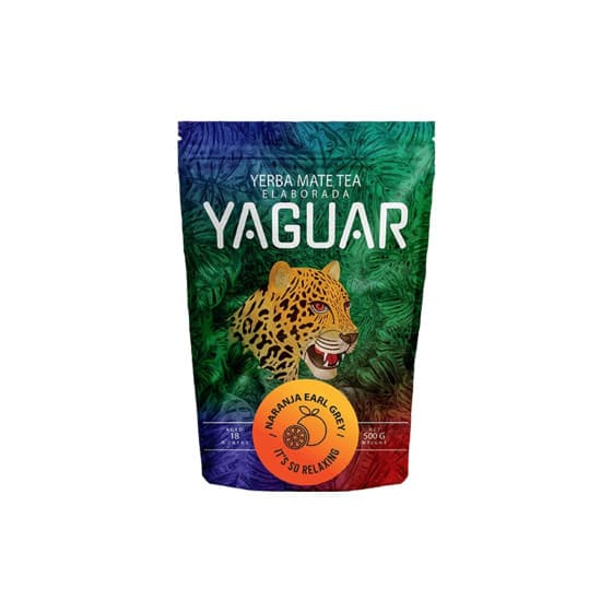 Mate Yaguar Naranja Earl Grey, 0,5 kg – Yaguar